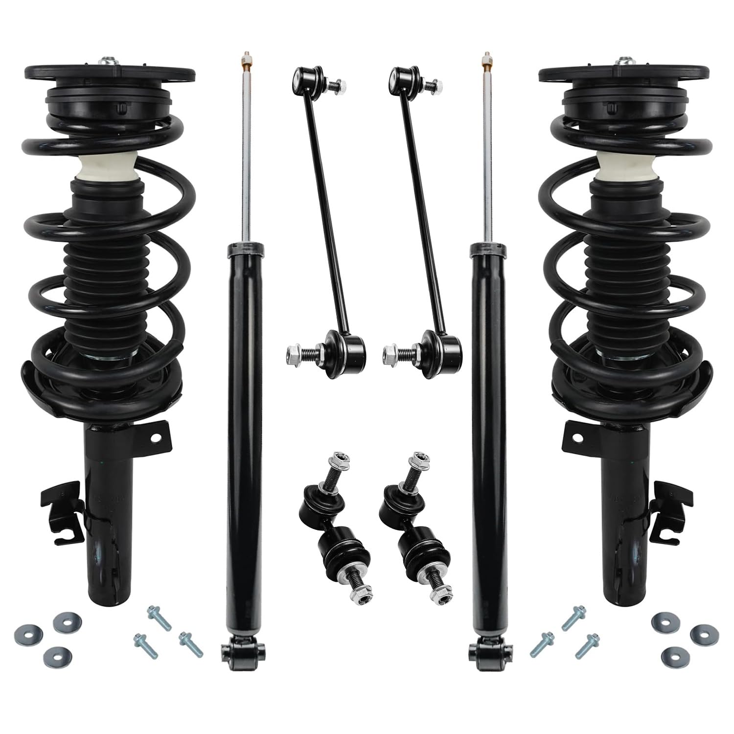 Amazon.com: Detroit Axle - 8pc Struts Shocks Kit for 04-09 Mazda 3